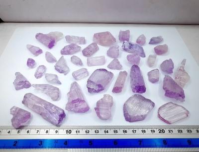   High quality natural pink colour facet grade as well as perfect terminated kunzite crystals from Afghanistan 